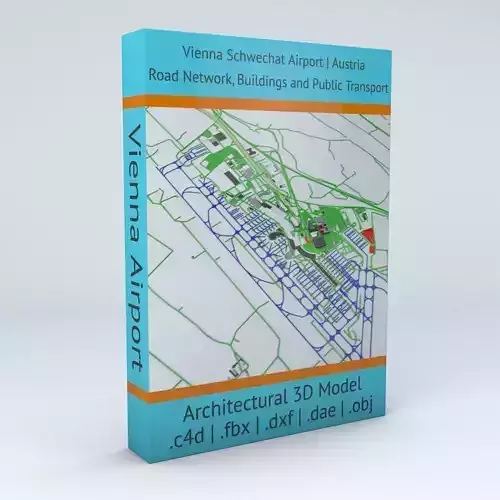 Vienna Schwechat VIE Airport Roads Buildings and Public Trans