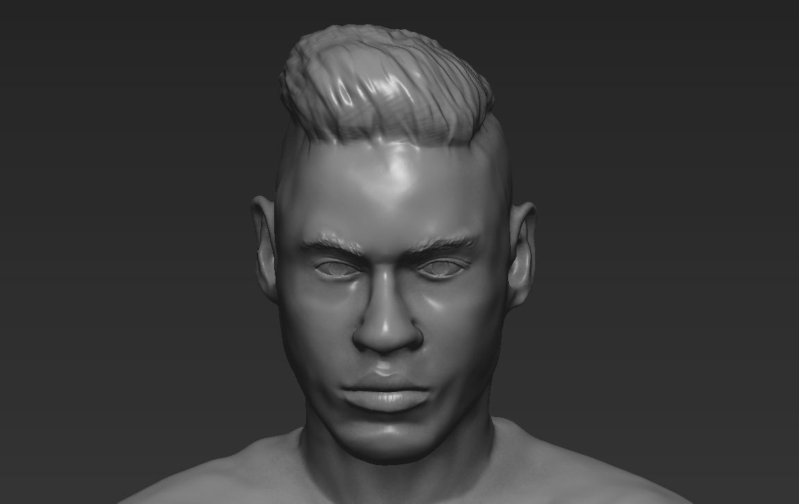 Messi Ronaldo Neymar pack ready for full color 3D printing 3D print model_43