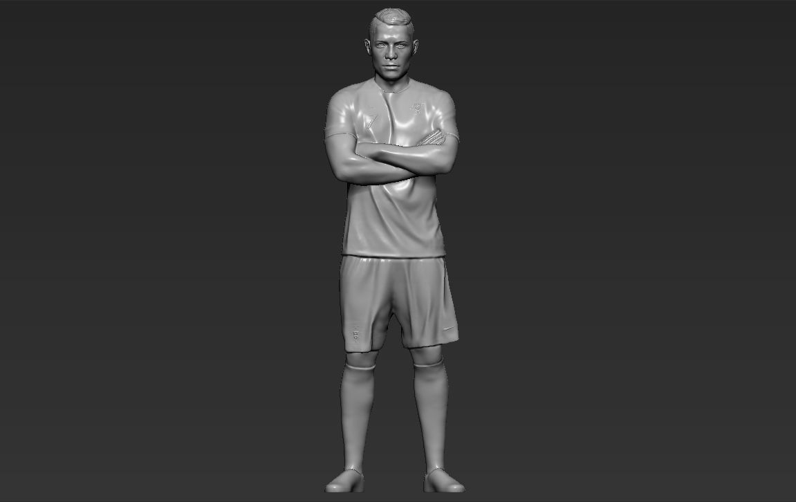 Messi Ronaldo Neymar pack ready for full color 3D printing 3D print model_65