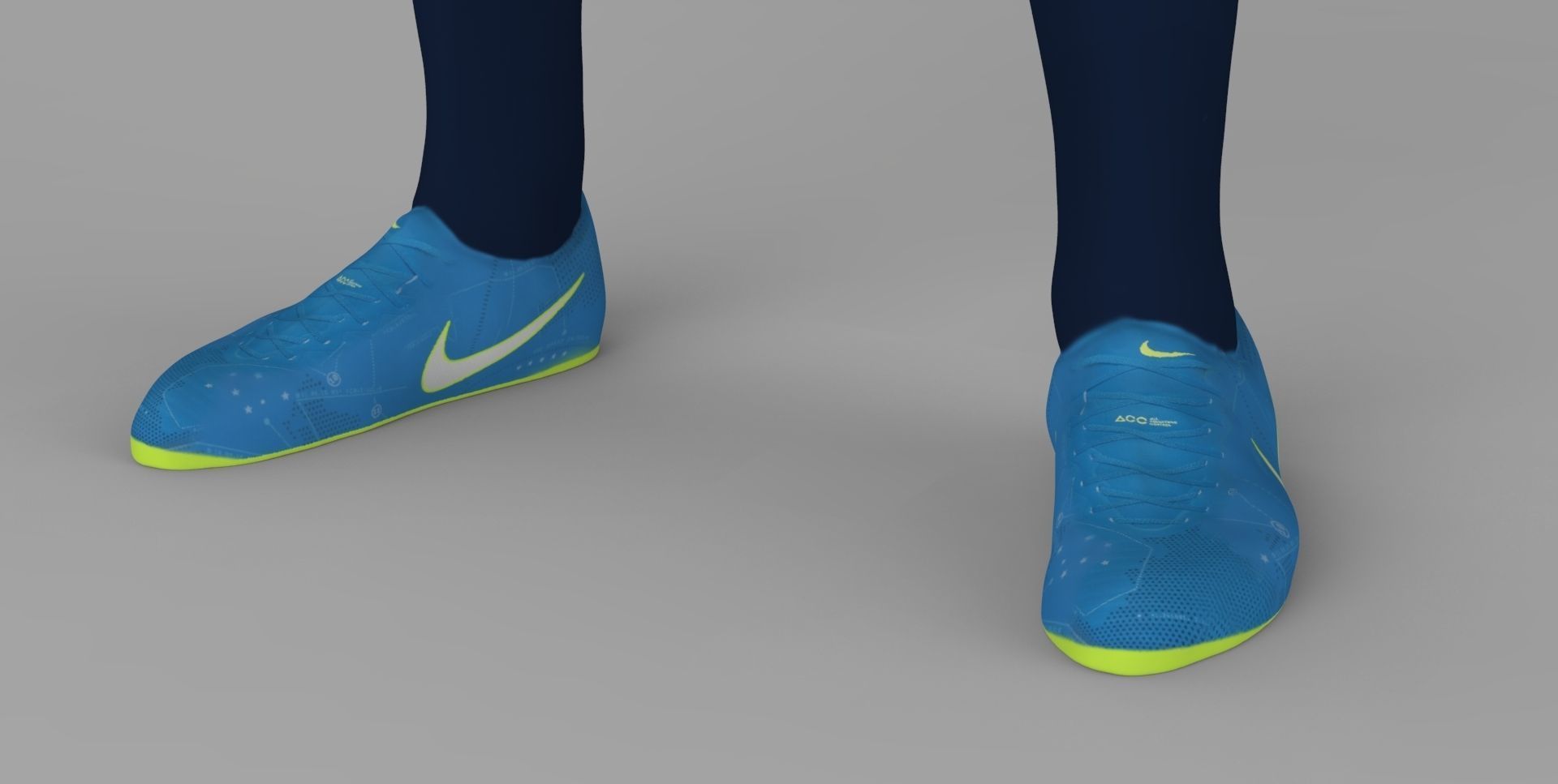 Messi Ronaldo Neymar pack ready for full color 3D printing 3D print model_26