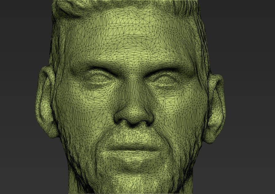 Messi Ronaldo Neymar pack ready for full color 3D printing 3D print model_17