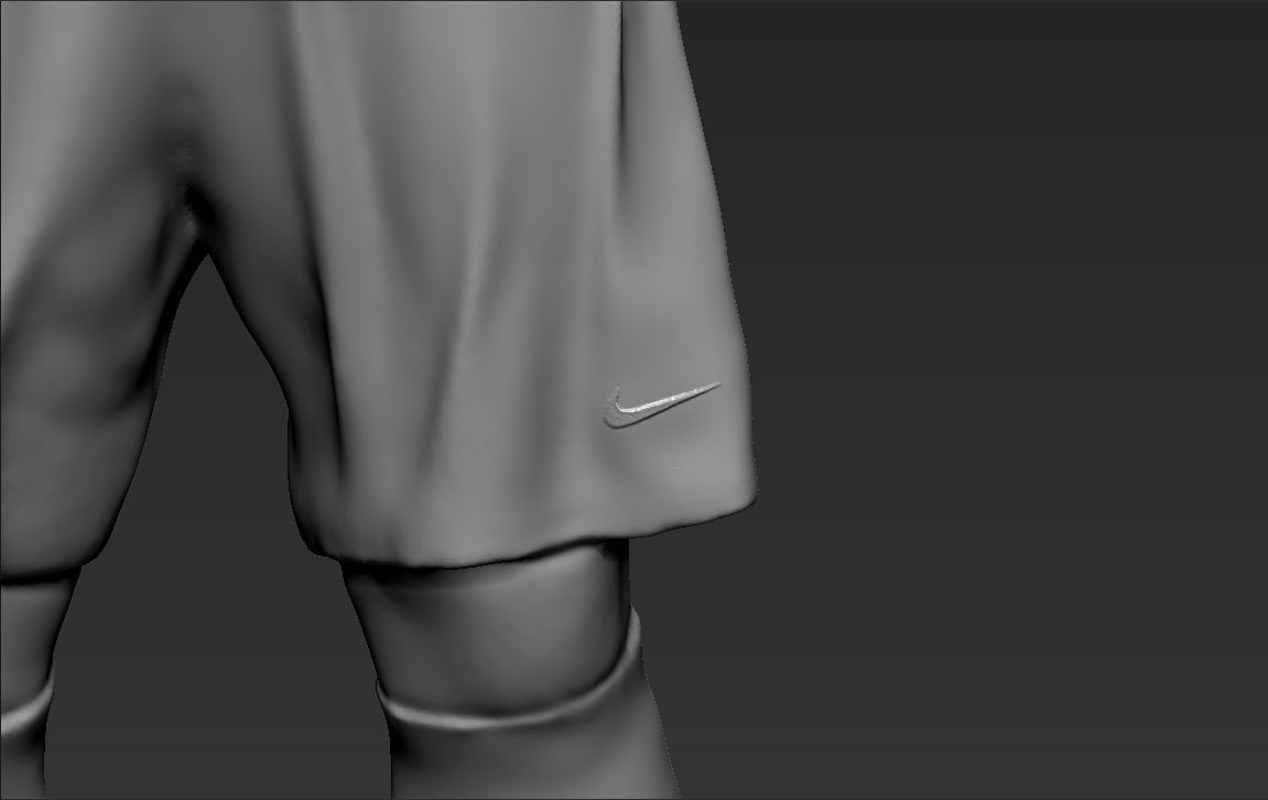 Messi Ronaldo Neymar pack ready for full color 3D printing 3D print model_72