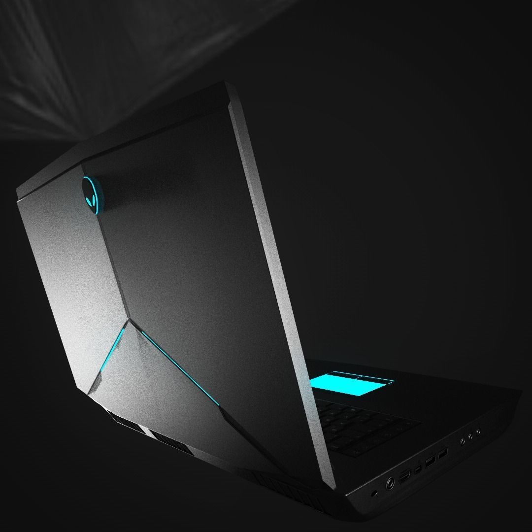 Alienware 18  3D model_1