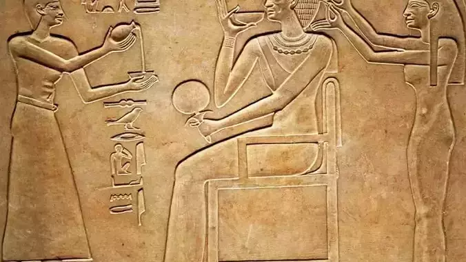 Pharaonic Tomb of Tutankhamen Low-poly 3D model