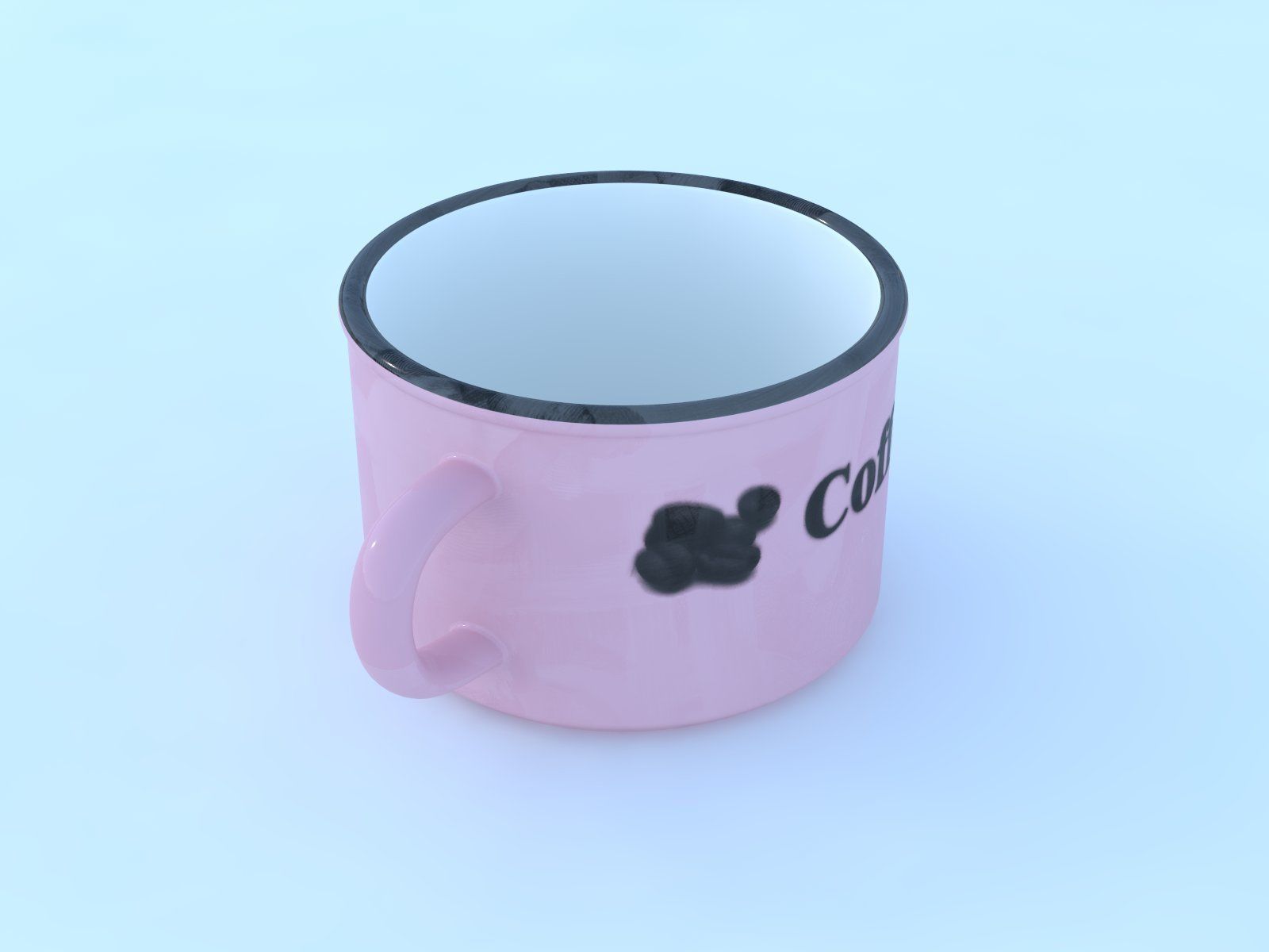 Coffee mug 3D model_3