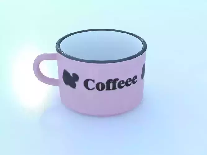 Coffee mug 3D model Coffee mug 3D model