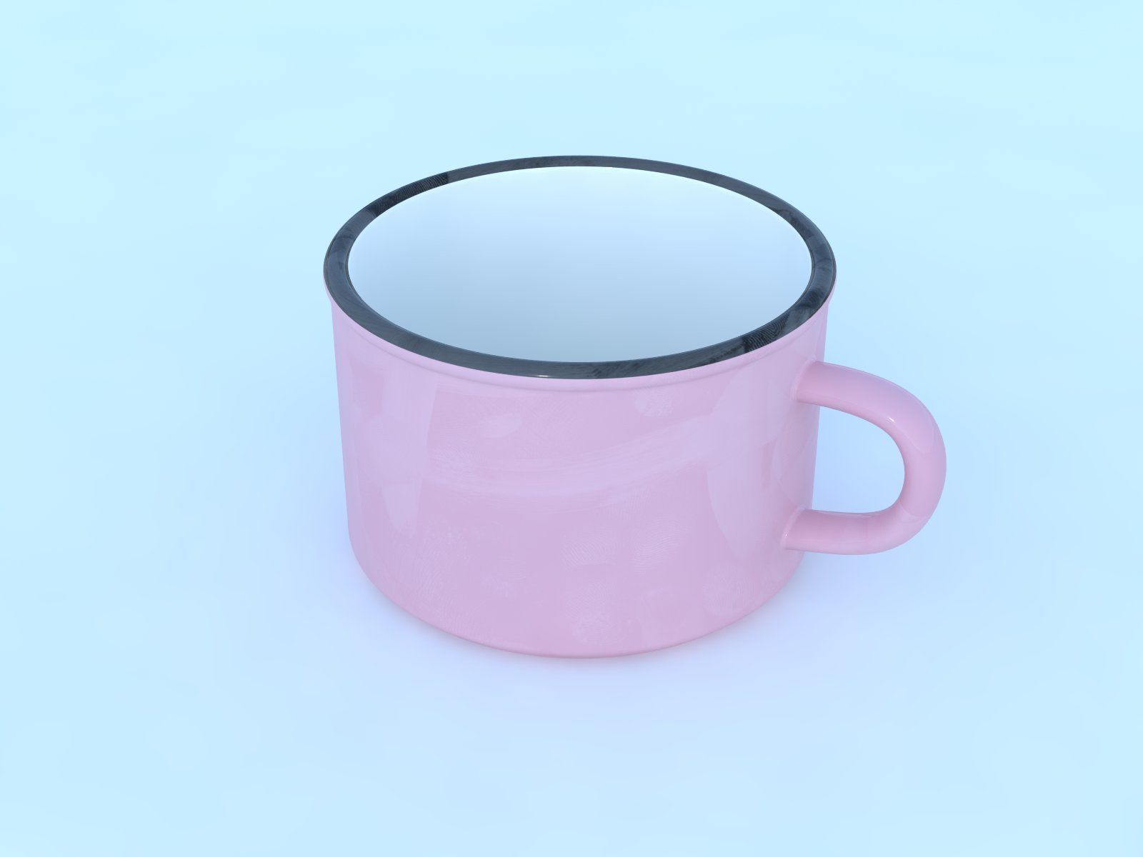 Coffee mug 3D model_2