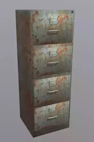 Random Rusty Filing Cabinet