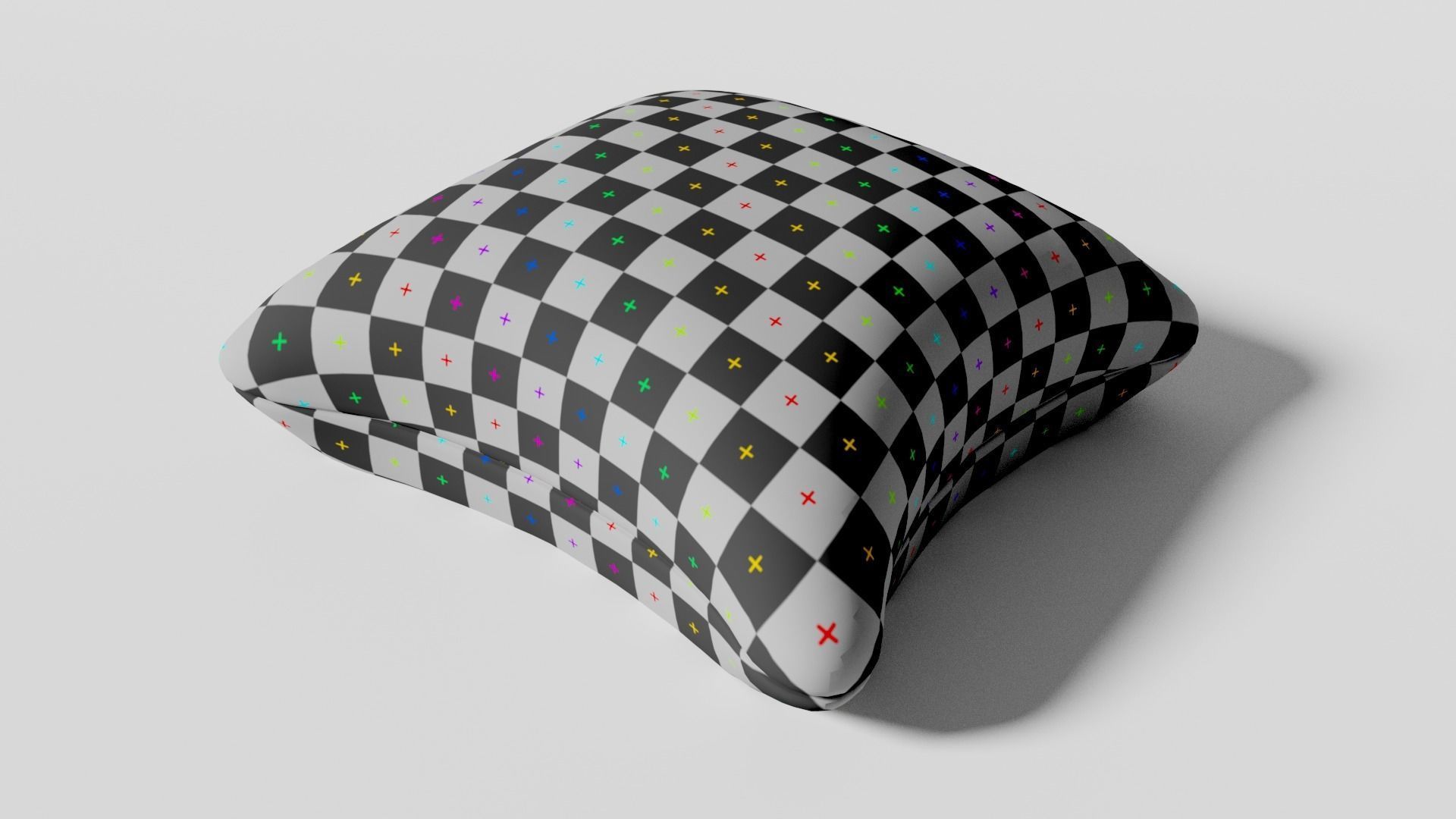 Pillow Pack with Textures Free 3D model_5