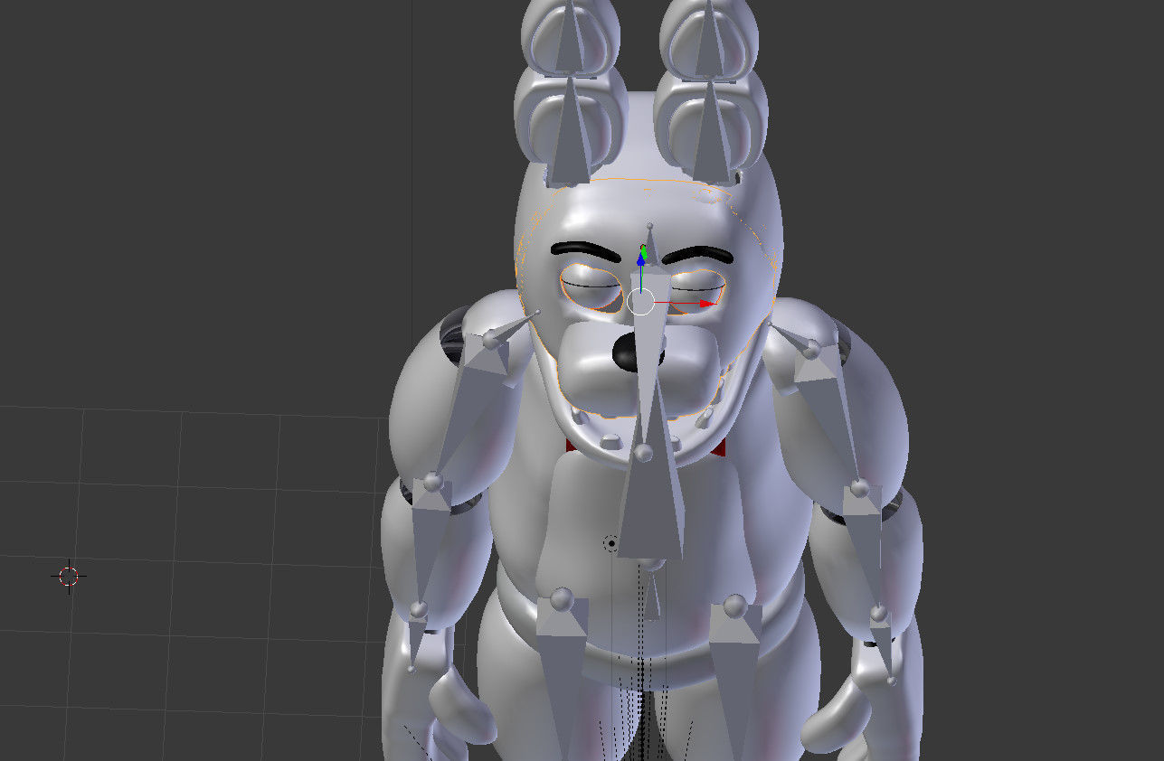 Unwithered Bonnie 3D model_1