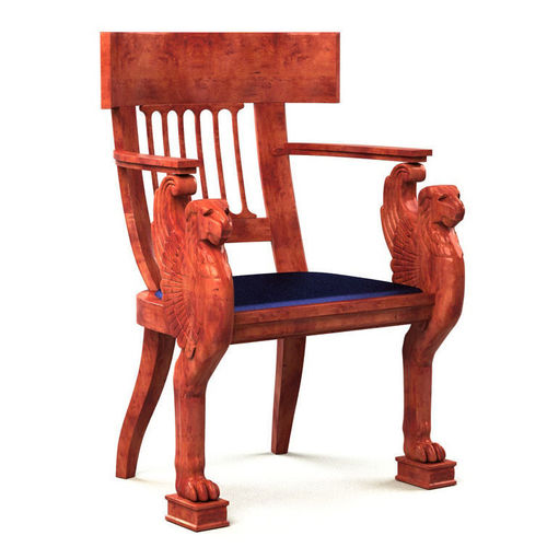 Chair with lions 3D model