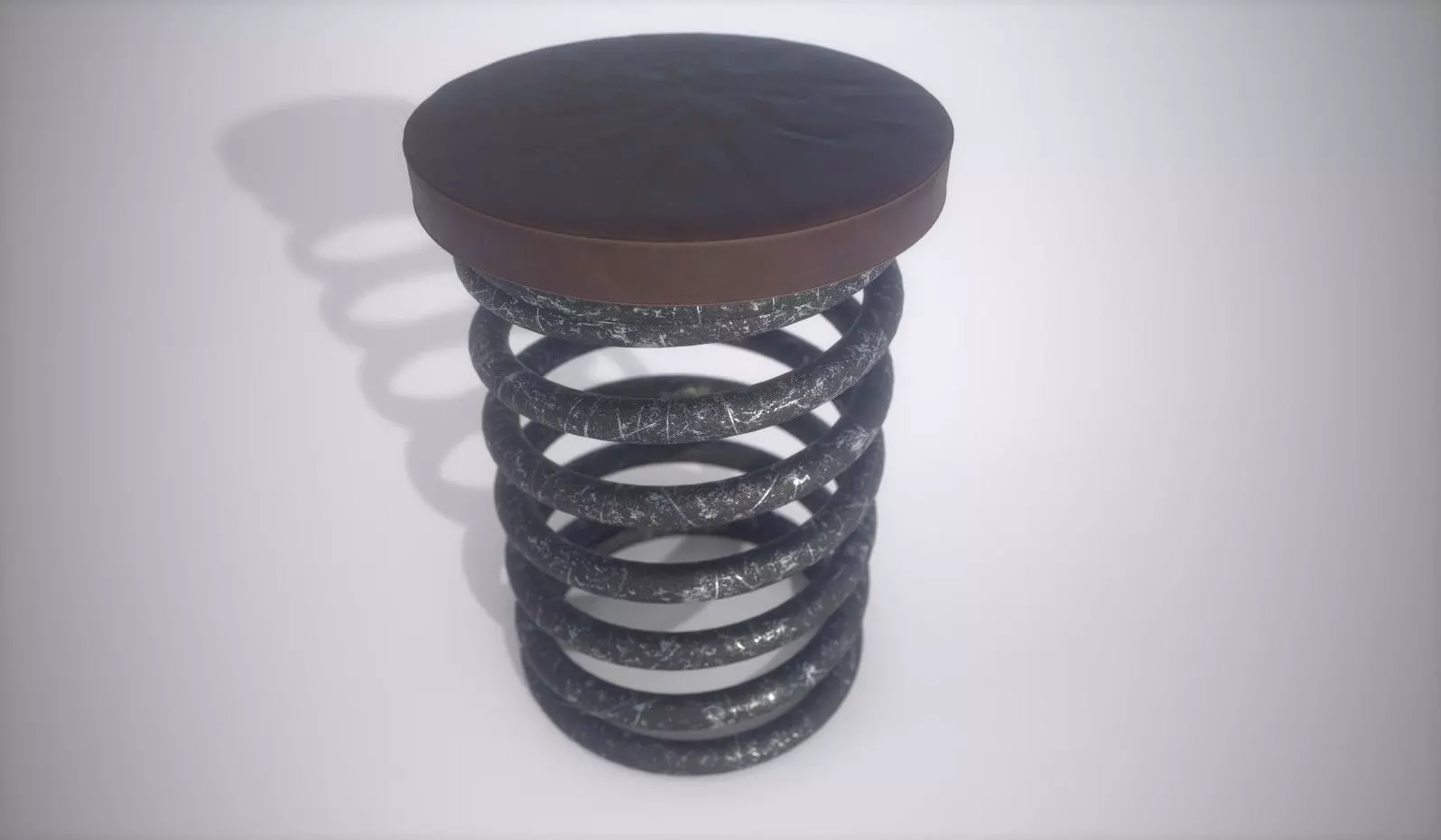 Screw Stool Free 3D model_0