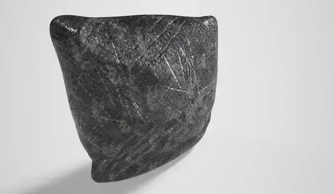 pillow stone sculpture Free 3D model