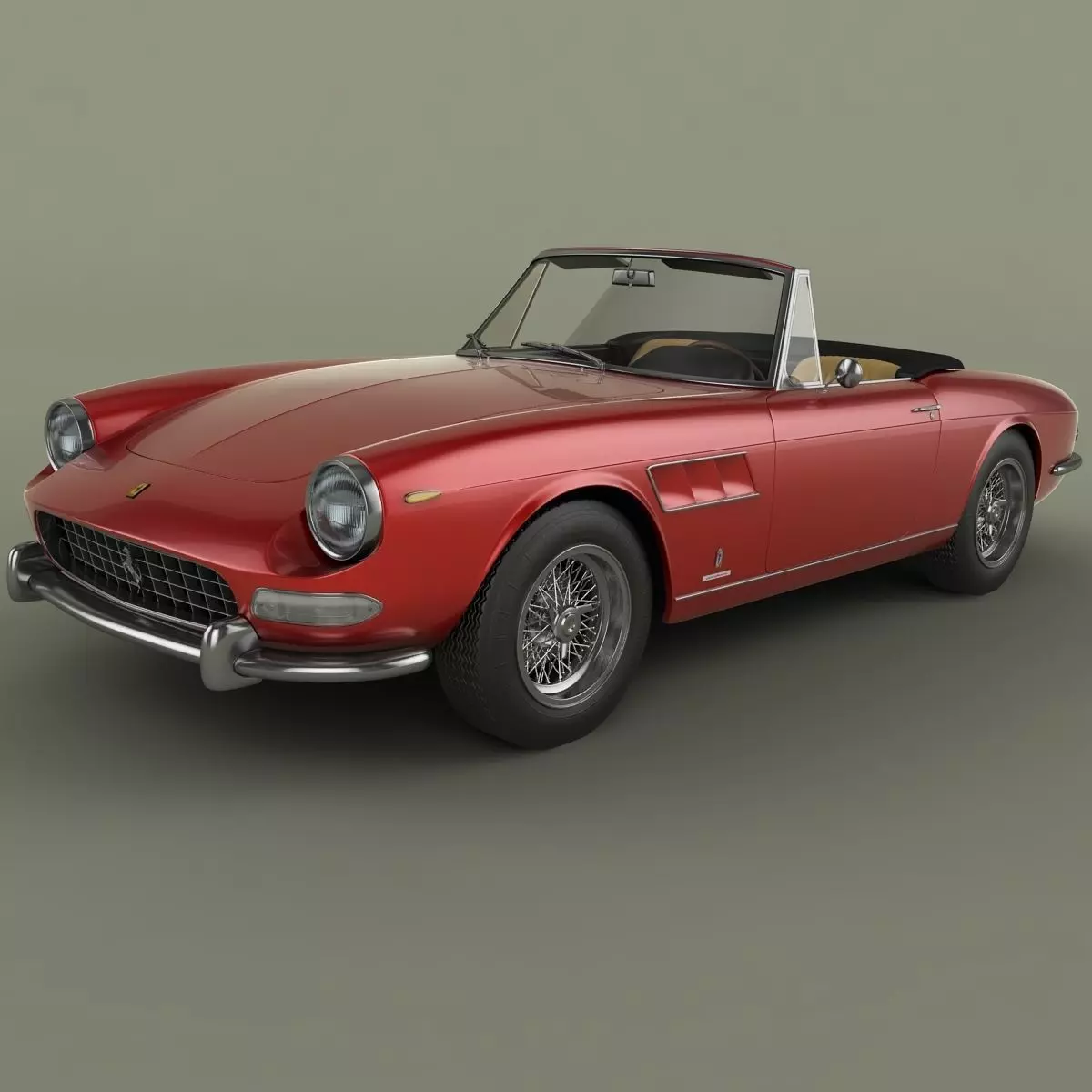 Ferrari 275 GTS 3D model_0