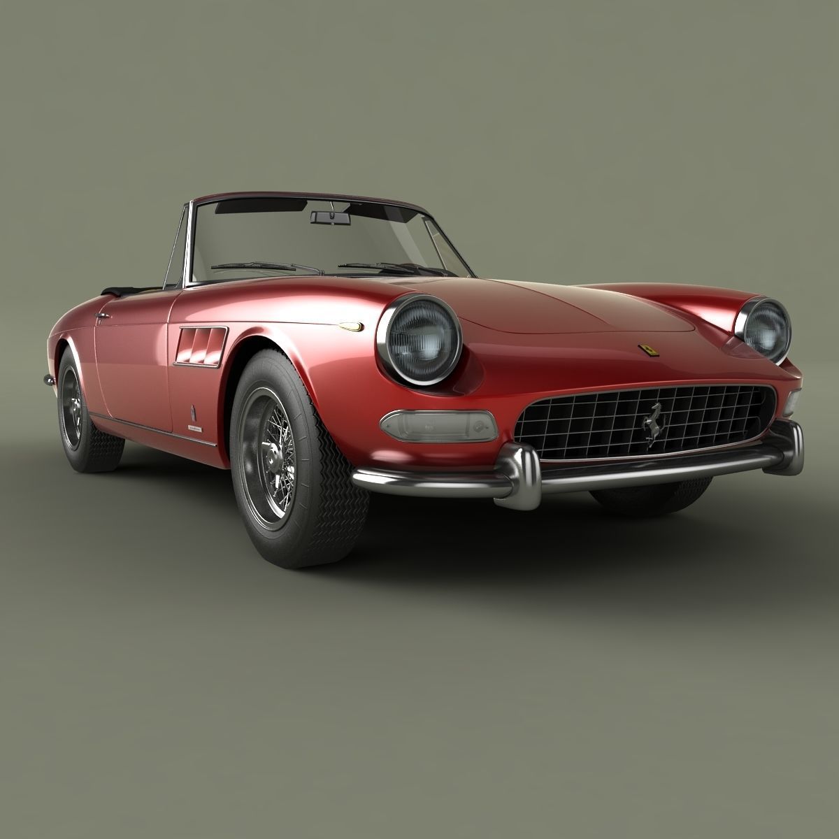 Ferrari 275 GTS 3D model_9