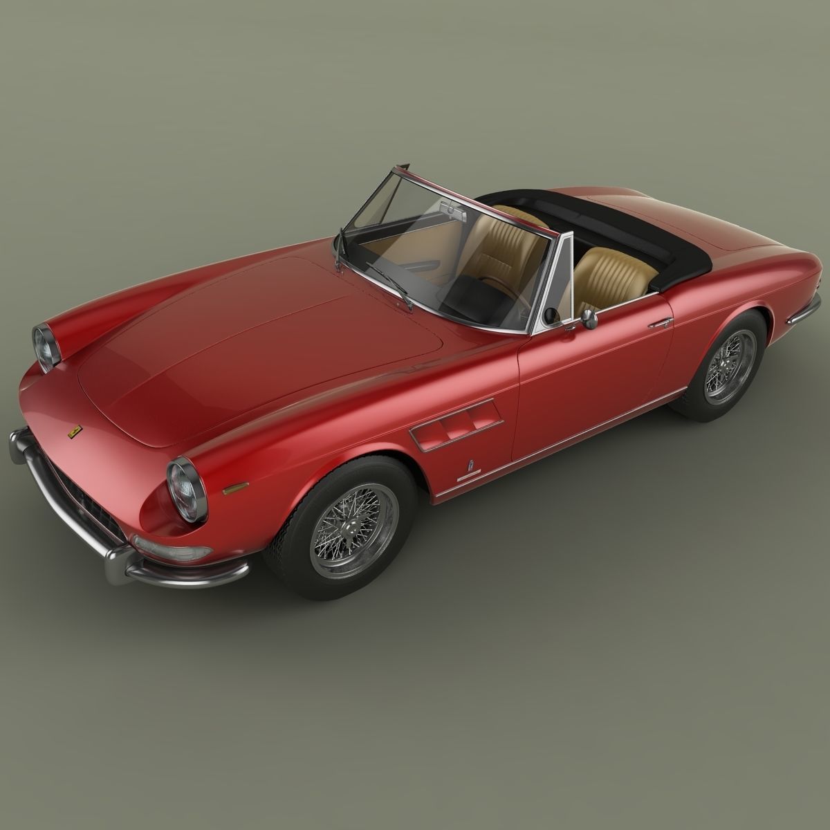 Ferrari 275 GTS 3D model_5