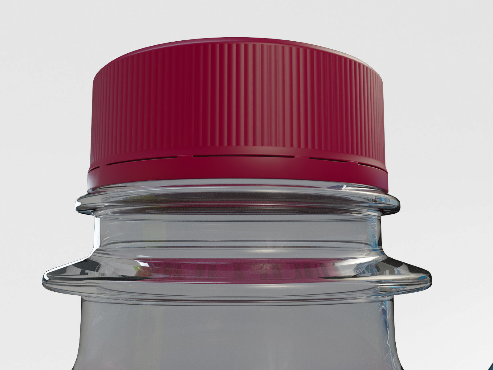 370ml Plastic Drink Bottle with 5 flavoured liquids 3D model_6