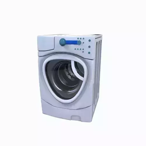Washing Machine Low-poly 3D model
