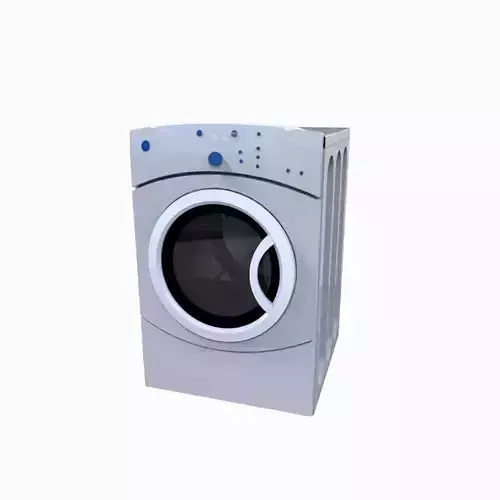 Washing Machine Low-poly 3D model