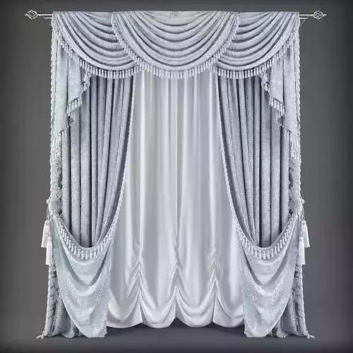 Curtain 3D model 350