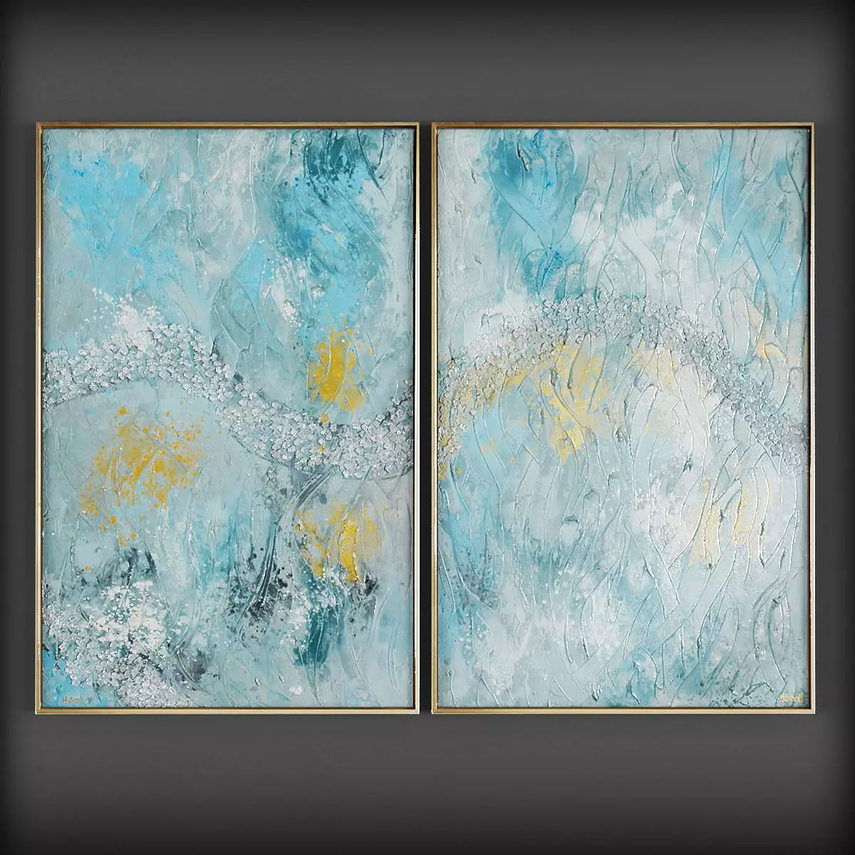 Picture Frames Low-poly 3D model_0