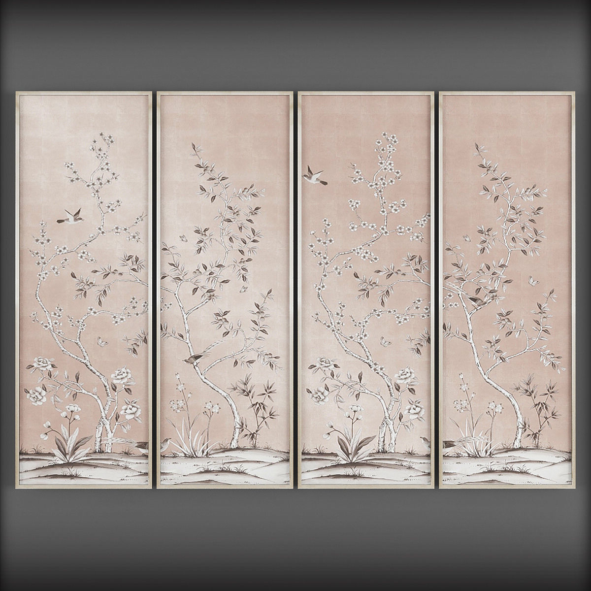 Picture Frames Low-poly 3D model_1