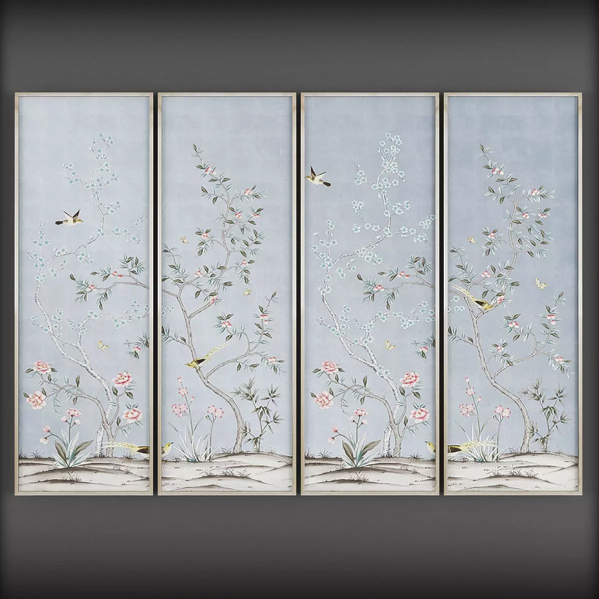 Picture Frames Low-poly 3D model_0