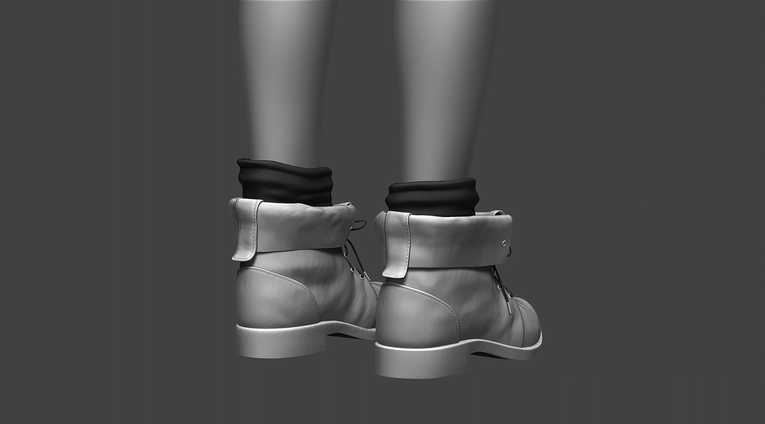 Female Character 01 3D model_15