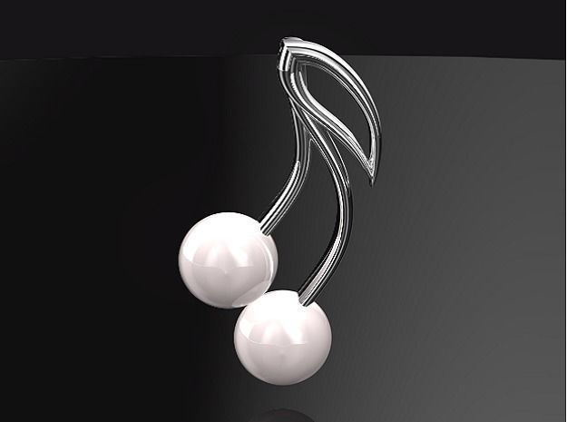 The cherry season   pendant parts 3D print model