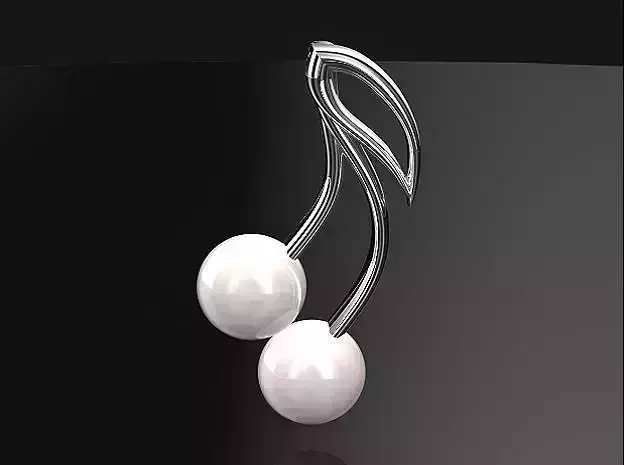 The cherry season   pendant parts 3D print model