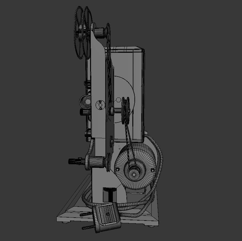 Kodak 8mm Projector 3D model_15