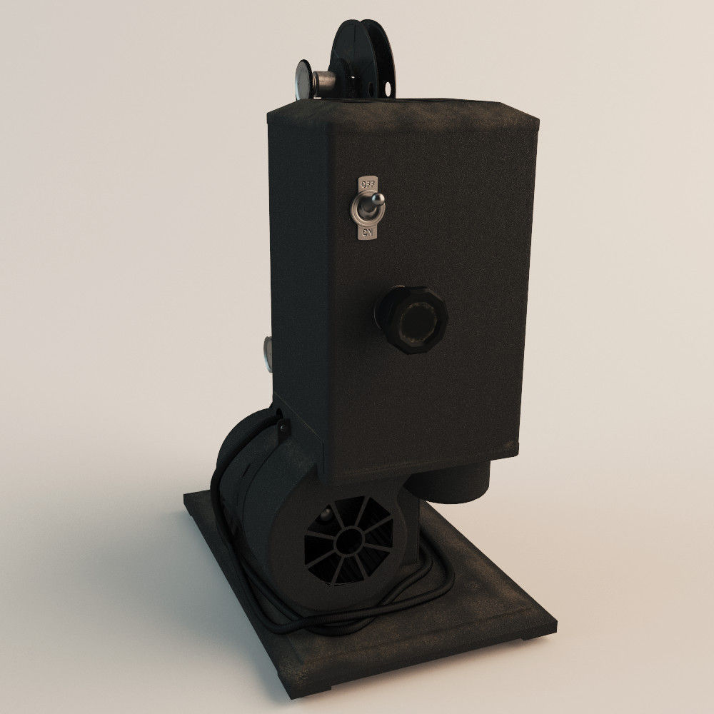 Kodak 8mm Projector 3D model_4