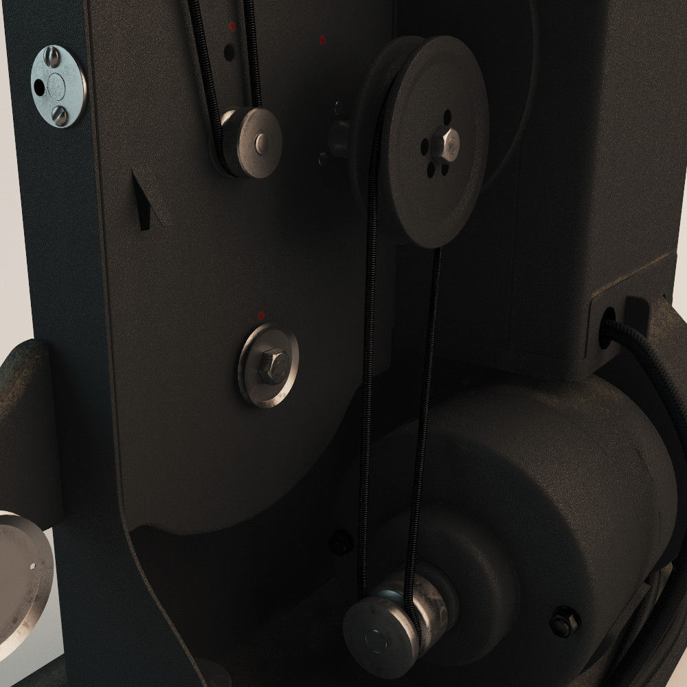 Kodak 8mm Projector 3D model_8