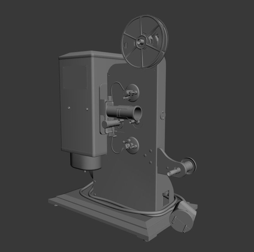 Kodak 8mm Projector 3D model_13