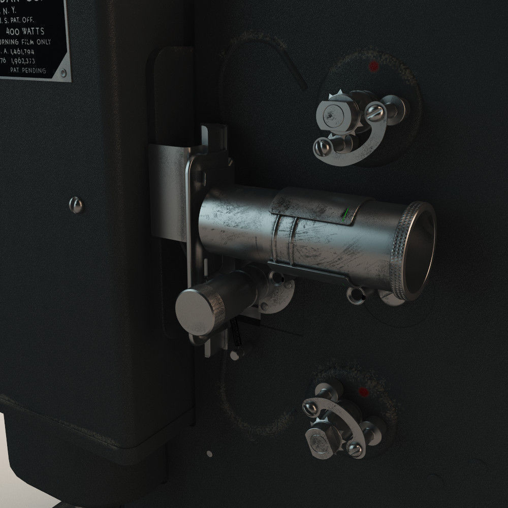 Kodak 8mm Projector 3D model_2