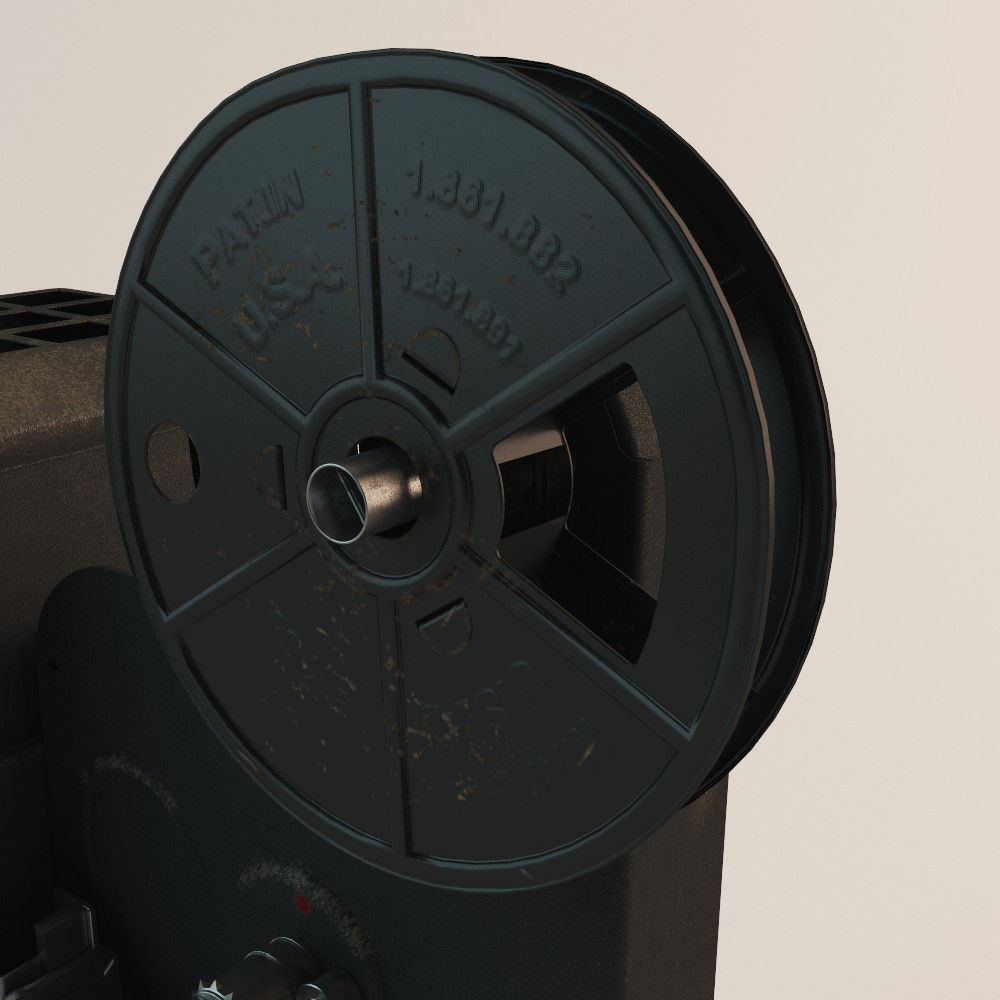 Kodak 8mm Projector 3D model_7