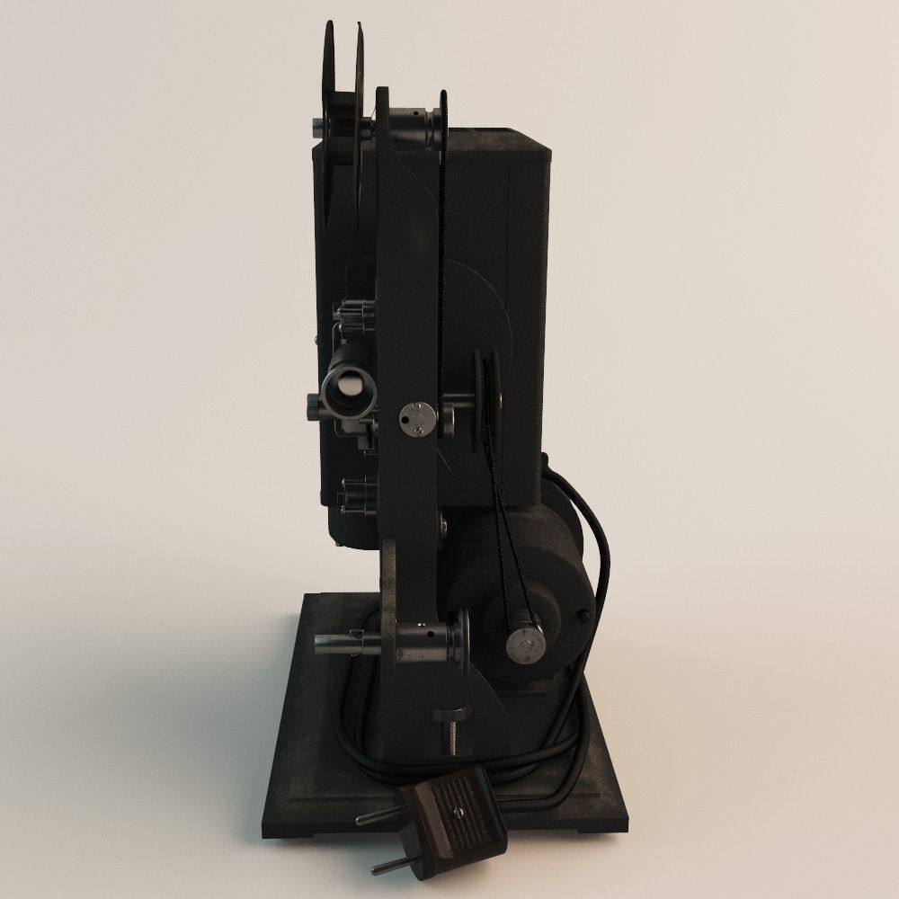 Kodak 8mm Projector 3D model_3