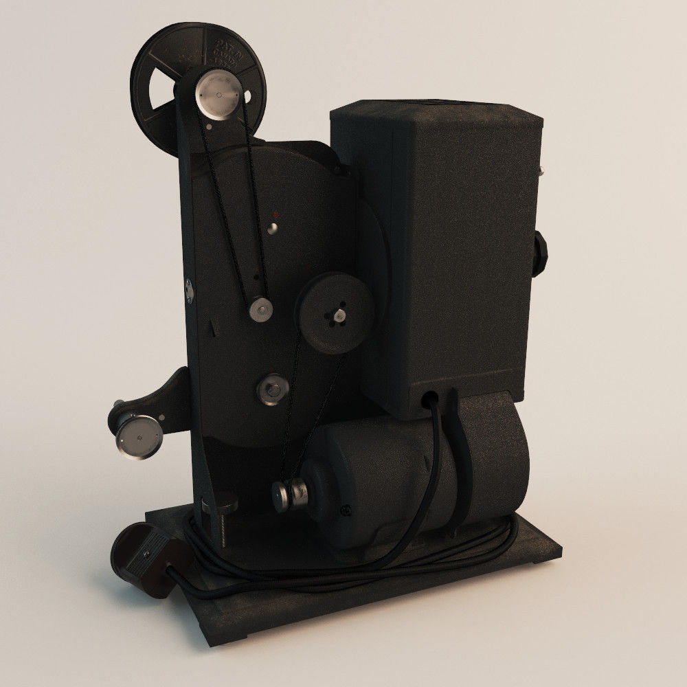 Kodak 8mm Projector 3D model_6