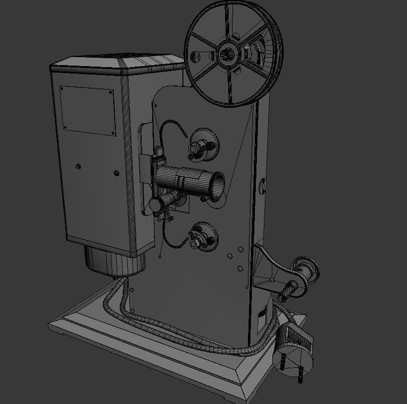 Kodak 8mm Projector 3D model_17