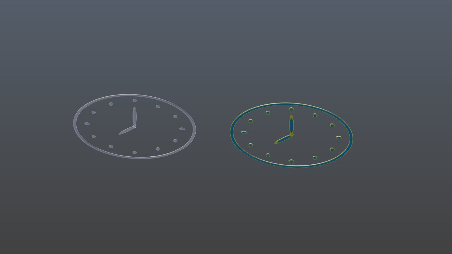 Clock symbols 1 3D model_5