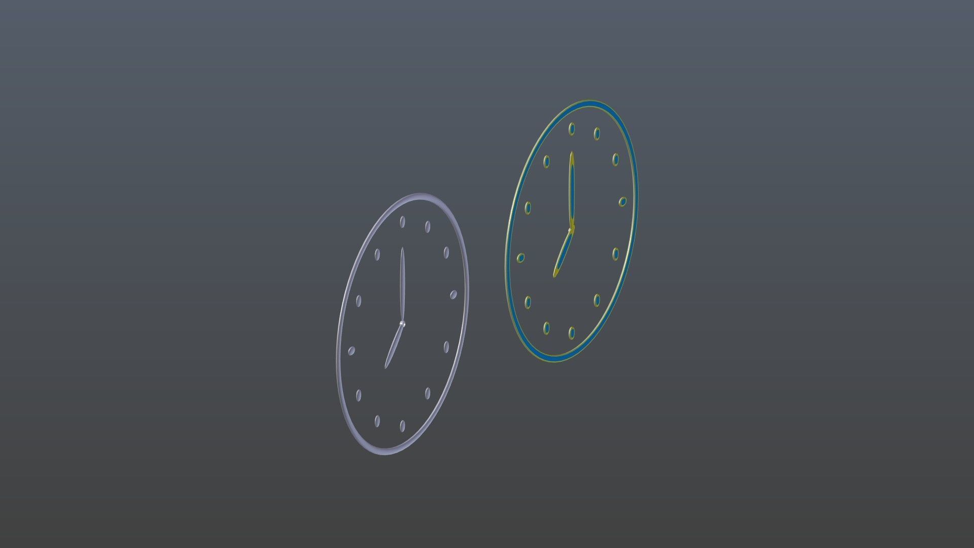Clock symbols 1 3D model_6