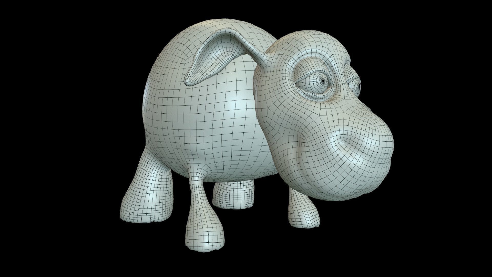 Sheep Dog for production render in Corona 3D model_7