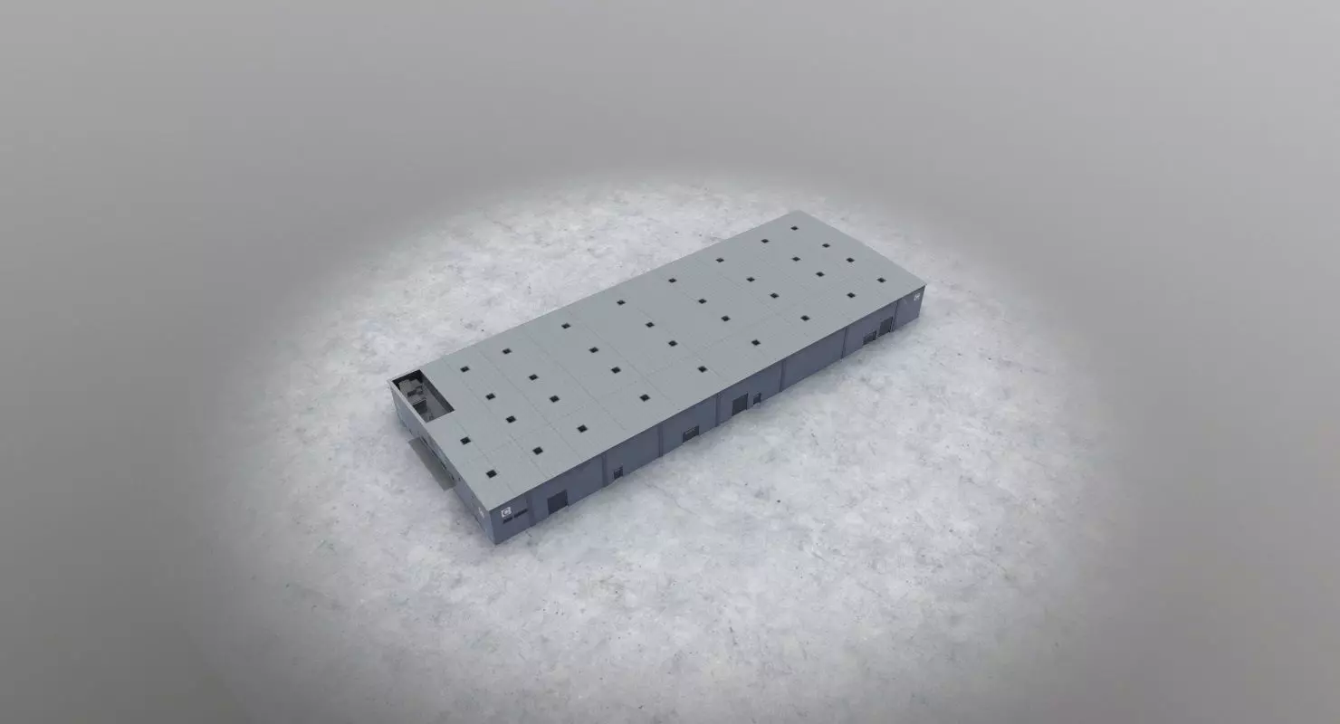 EDDB Storage 2C Low-poly 3D model