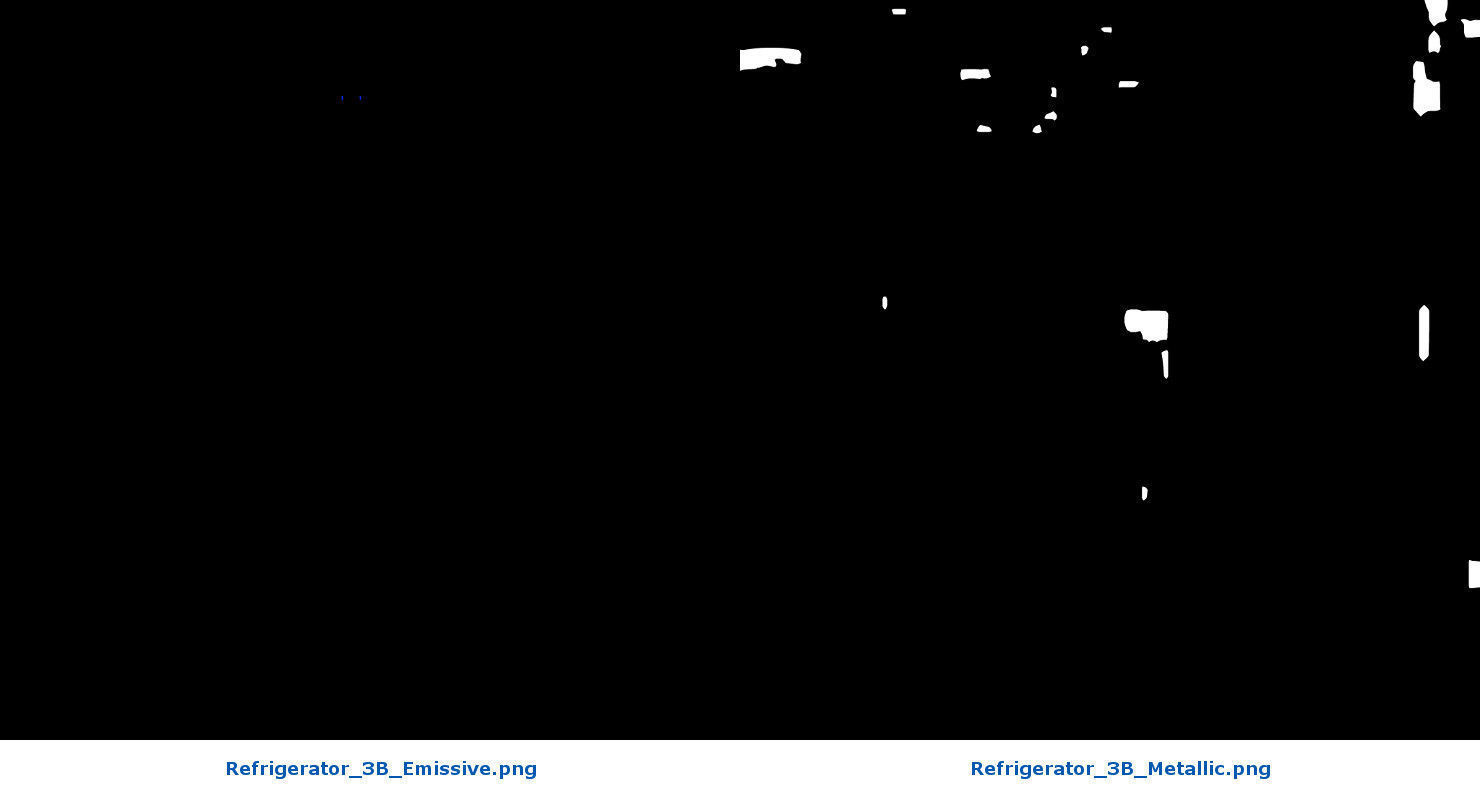 Refrigerator 3B Low-poly 3D model_10