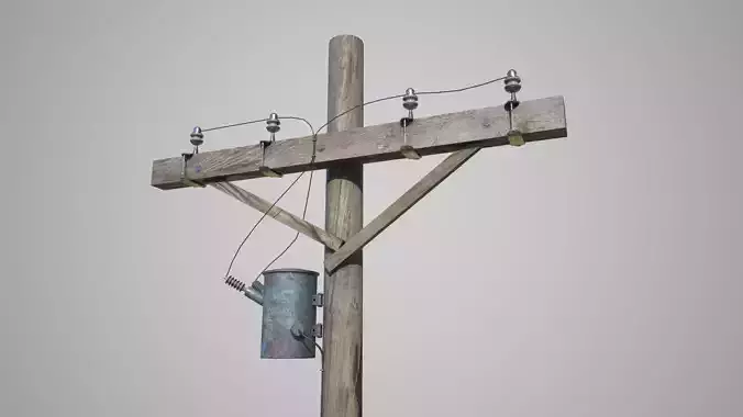 Power Pole 3D model