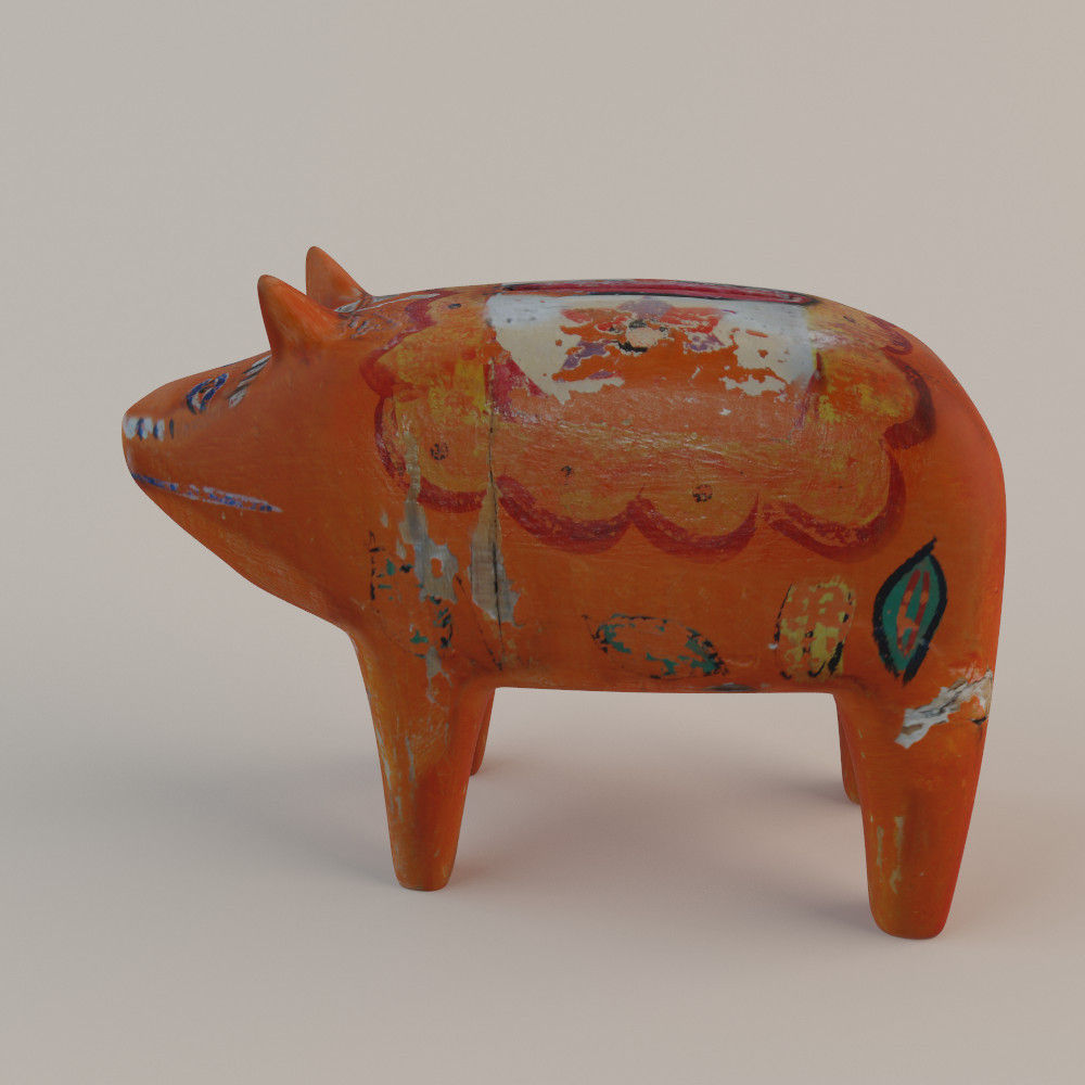 Money Bank 3D model_2