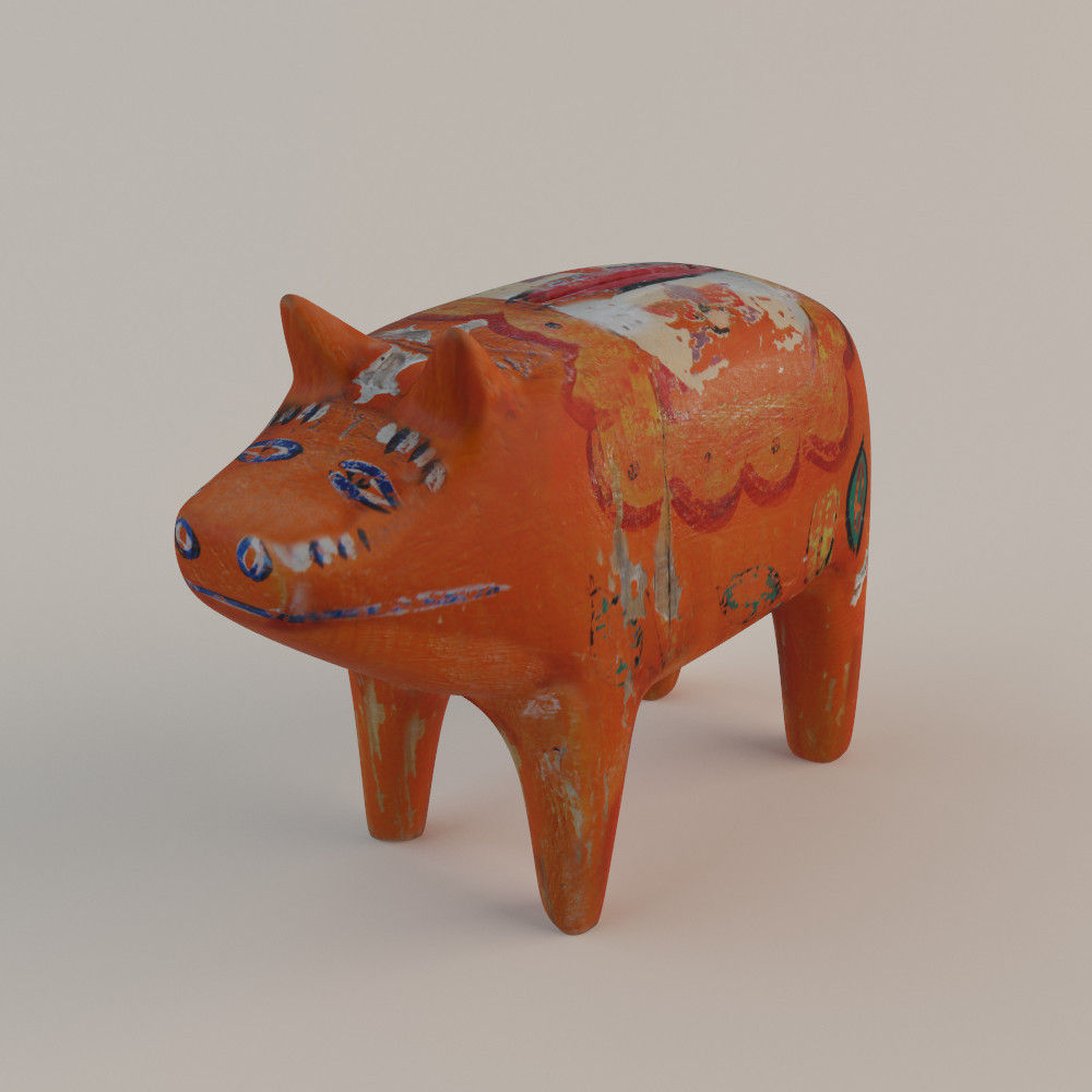 Money Bank 3D model_1