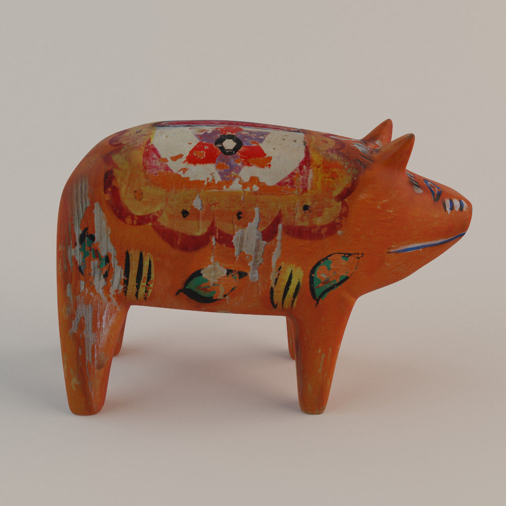 Money Bank 3D model_4