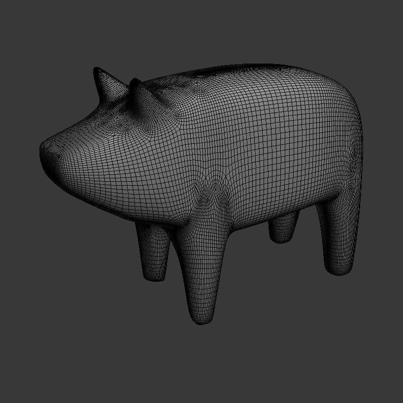 Money Bank 3D model_6