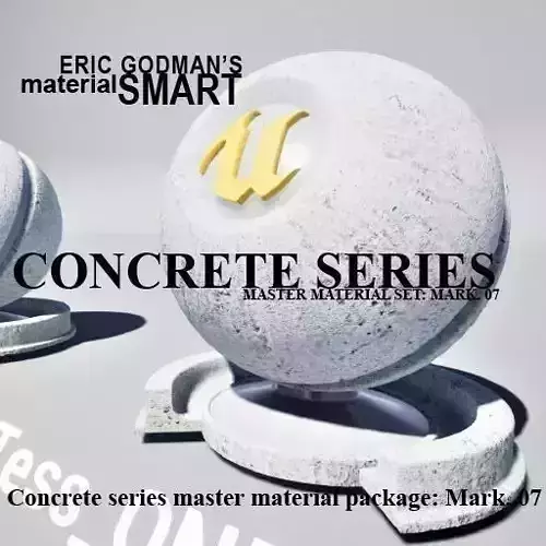 Material Smart Concrete Series Smart Master Materials Mark 07 3D model